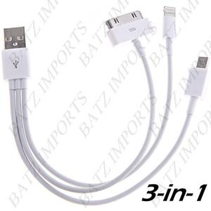Cable Usb 3 En 1 Micro Usb Ipad 4 Ipad Mini