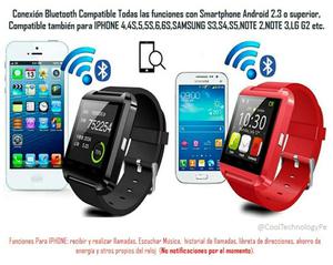 Smart Watch U8 Bluetooth Táctil Reloj