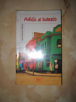 Adios al barrio novela juvenil alfaguara santillana