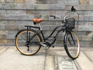 Bicicleta de paseo con parrilla y canasta | S/ 550