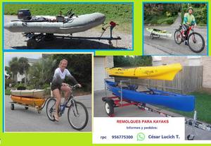 REMOLQUES PARA KAYAKs BOTES INFLABLES....