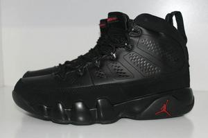 Zapatillas Nike Air Jordan Retro 9 Varsity Red Negras y Rojo