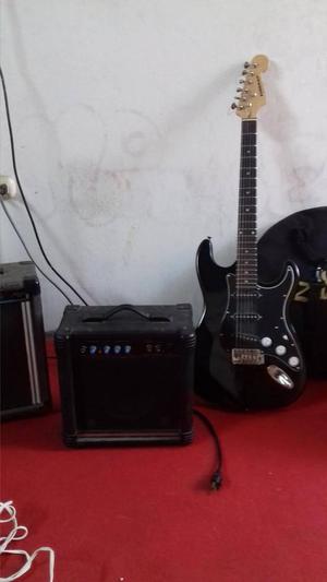 amplificador y guitarra freeman 320