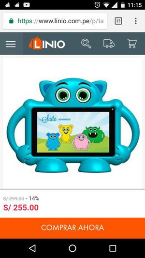 Tablet Advance Kids Trgb Ram + Blu