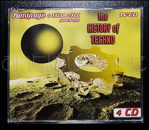 A64 The History Of Techno 4 Cds Front Page Talla 2xlc Zyx