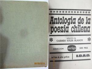 Antología de la Poesía Chilena. Selección de Carmen Soler