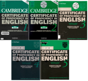 CPE Cambridge Certificate of Proficiency in English libros