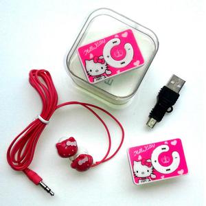 Mp3 Hello Kitty Recargable V1 Con Audífonos. Cerca a