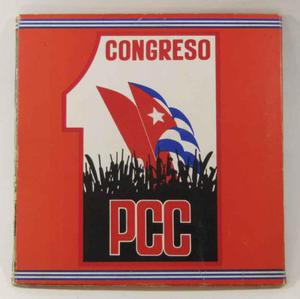 PRIMER CONGRESO DEL PARTIDO COMUNISTA DE CUBA VINILO
