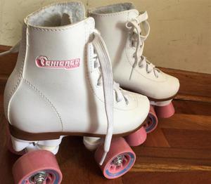 Patines cuatro ruedas Roller Skate para niñas, marca