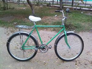 bicicleta vintage color verde