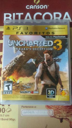Uncharted 3 Ps3 Fisico