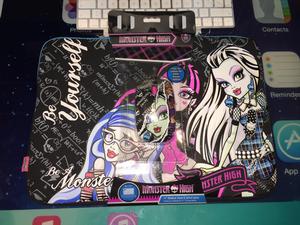 Funda Para Laptop Notebook Con Mouse Monster High Mattel