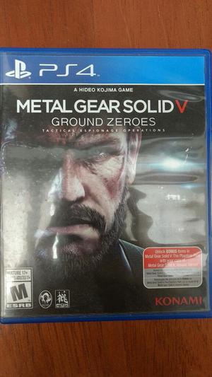 Metal Gear Solid Ps4