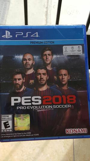 Pes 18 Nuevo Y Sellado