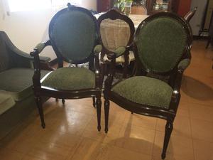 Sillones Luis XVI antiguos estilo decoración silla