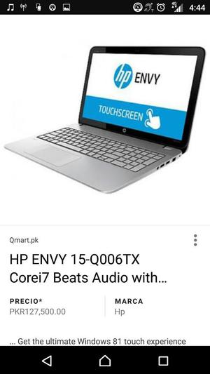 Hp Envy Corei7 Touchscreengamer