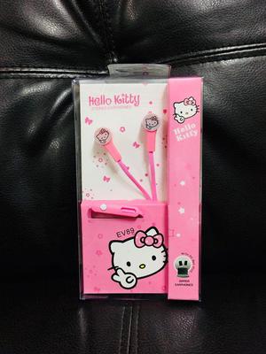 Audífono con hand free de Hello Kitty