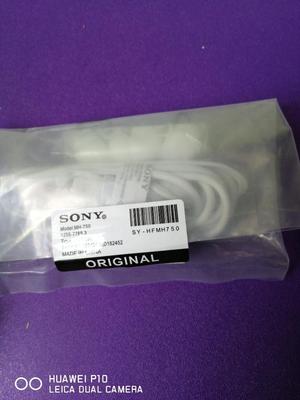 Audifonos Sony de Goma Original Xperia