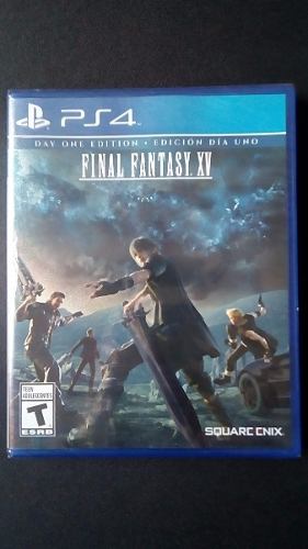 Final Fantasy Xv Day One Edition Para Ps4 - Nuevo Y Sellado