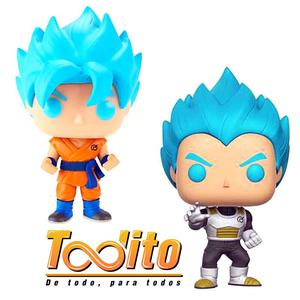 Goku y Vegeta Super Saiyajin Blue