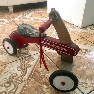 Triciclo de Madera Antiguo Radio Falyer
