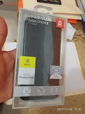 Baseus Slim Funda Protectora Para Iphone 7plus Negro