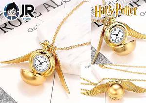 Harry Potter Reloj De Bolsillo Snitch Dorado Jrstore Lince