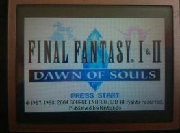 Juego Game Boy Advance Final Fantasy I Y Ii. Down Of Souls