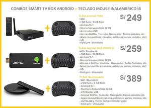 CONVERTIDOR SMART TV BOX ANDROID Y MOUSE, O MOUSE