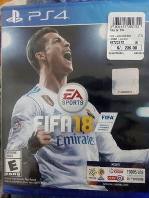 FIFA 18 PS4 NUEVO SELLADO