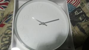 Reloj Pared Blanco Lindo Moderno