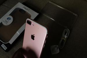 vendo hermoso iPhone 7 plus de 128 gb oro rosa
