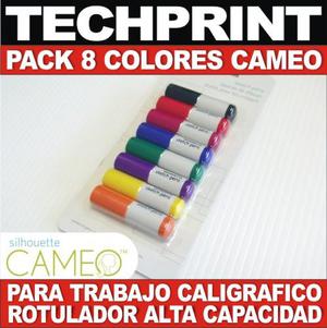 Sketch Pen 8 Colores Lapices Plumones Silhouette Cameo 1 2 3