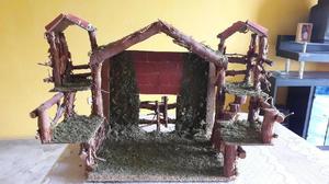 Casa Cabaña Navimiento Navidad
