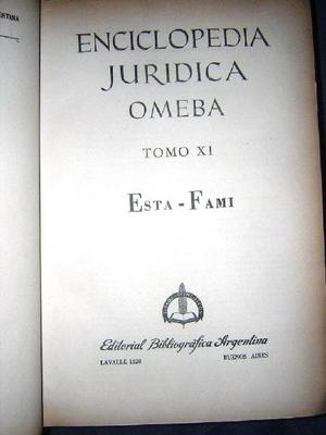 Enciclopedia Jurídica Omeba 23 tomos