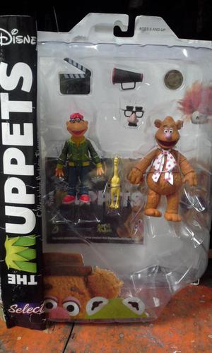 LOS MUPPETS SELECT OSO FIGAREDO FOZZIE Y SCOOTER DISNEY.