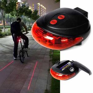 Luz Led Laser de Bicicleta color rojo