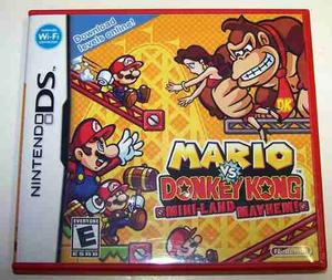 Mario Vs Donkey Kong Mini Land Mayhem Nintendo Ds Sin Manual