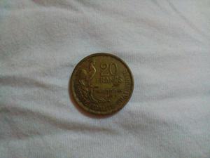 Moneda Antigua 20 Francos de 