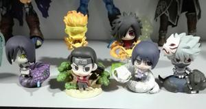Set de 6 Figuras Naruto Chibi