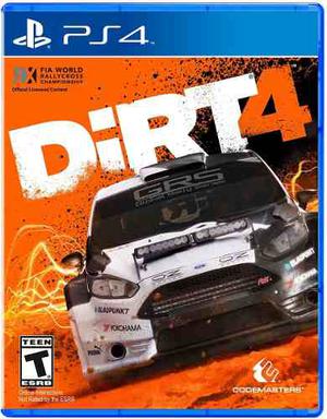Dirt 4 Ps4 Edición Día Uno Day One Edition Delivery Stock