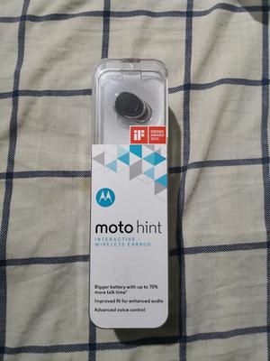Moto Hint Plus Bluetooth Nuevo Original