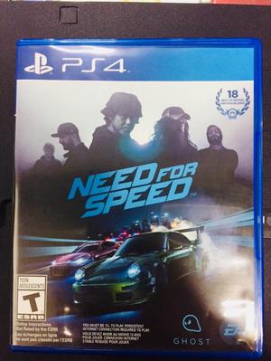 Juego Ps 4 Need For Speed