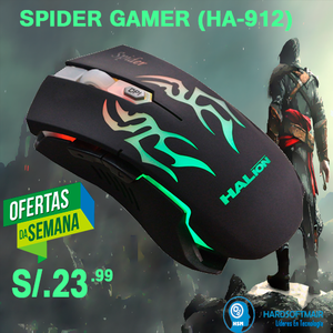 MOUSE GAMER SPIDER HA912