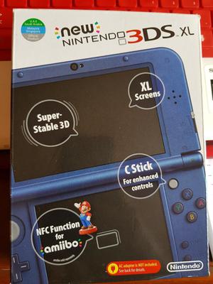 New Nintendo 3ds Xl Azul Metalico