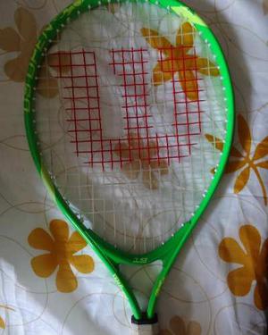 Raqueta Tennis Wilson Para Niño Color Verde