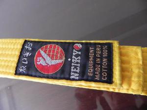 Neiky- Cinturon Karate- Color Amarillo