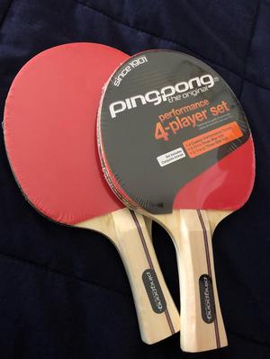 2 Paletas de PingPong Tenis de Mesa