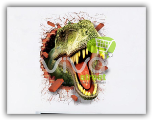 OFERTA Vinyl Decorativo de Pared 3D Dinosaurio Removible